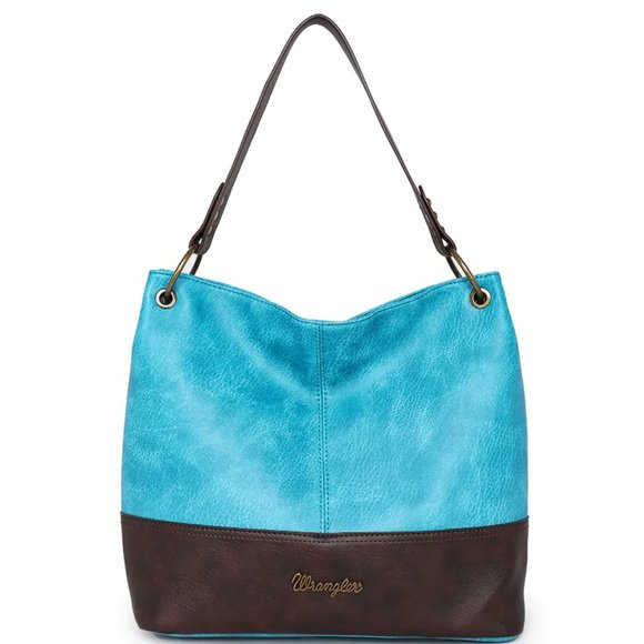 Montana West Purse Turquoise Tote Bag - Picture 1 of 4